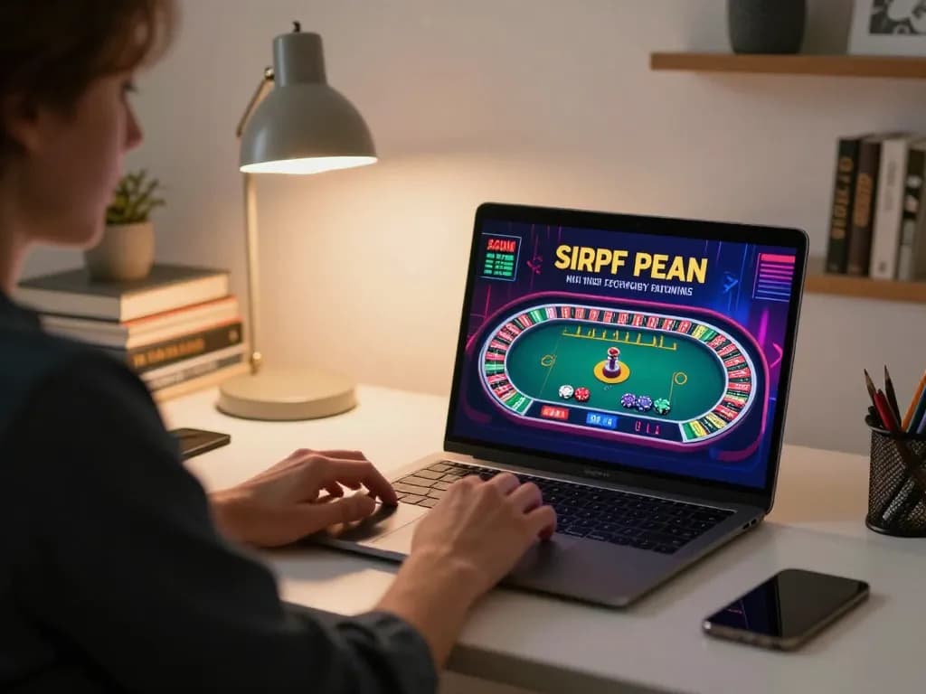 Engaging in a live dealer game at home with bl555 on the screen, capturing strategic gameplay