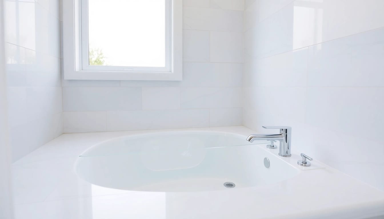 Duschkabine 80x80 im modernen Badezimmer mit elegantem Design und natürlichem Licht.