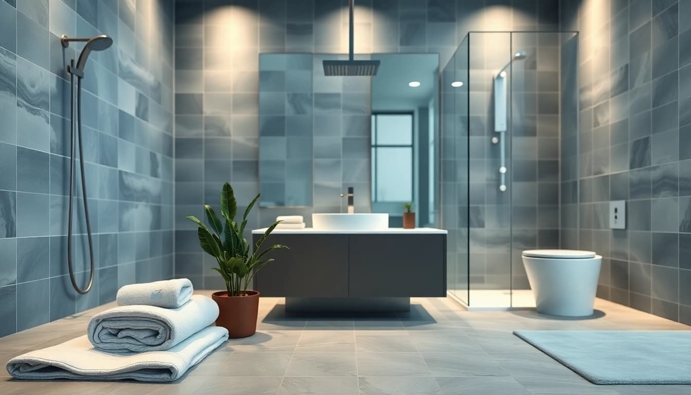 Genießen Sie die elegante sonni Duschkabine in stilvollem Badezimmer-Design.