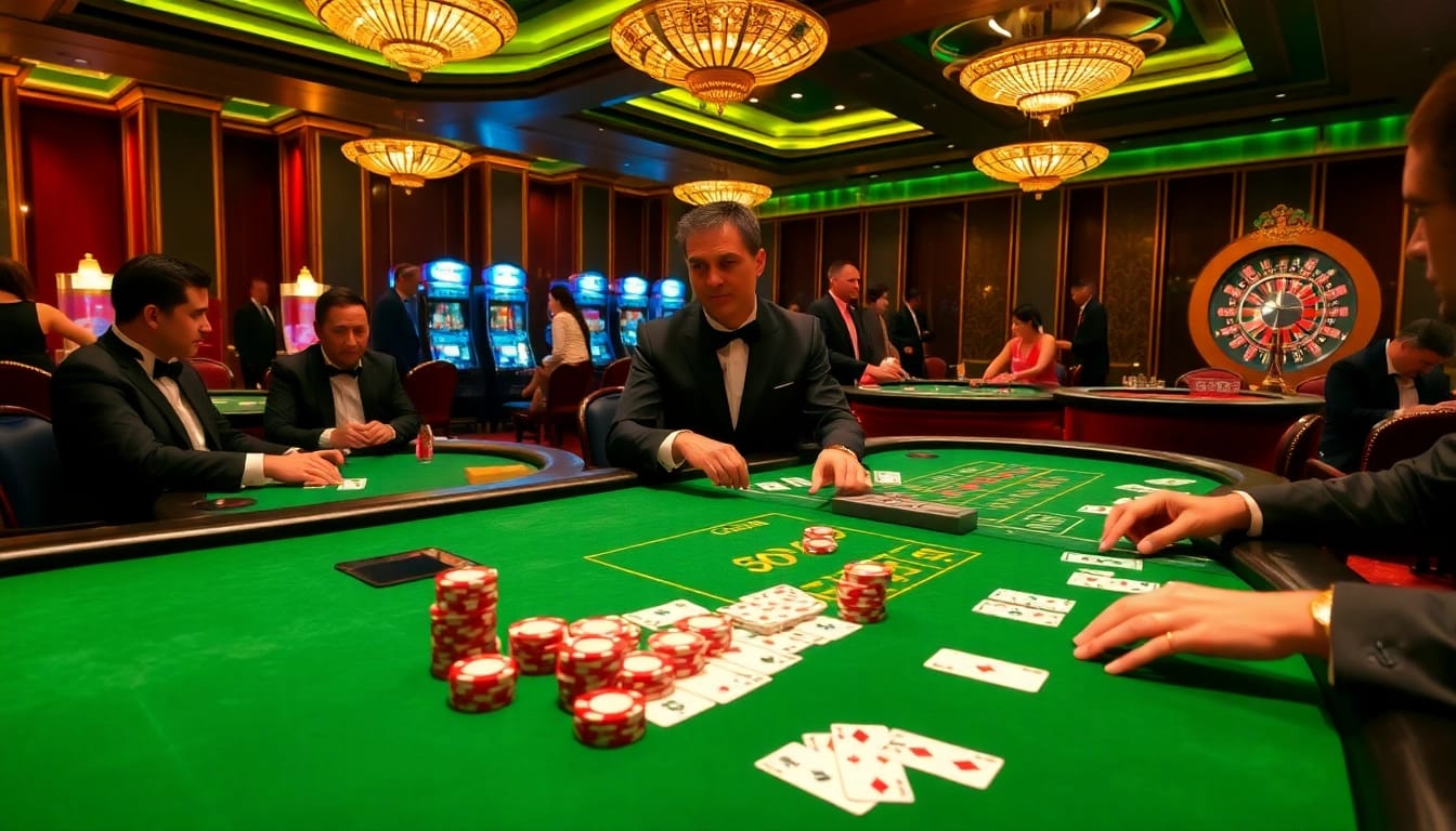 Experience high-stakes poker action at 6789bet with luxurious tables and elegant players.