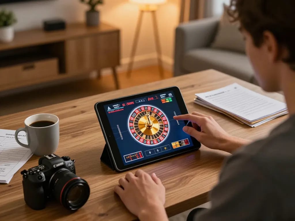 Engaging online roulette gameplay at home with BL555 and focused strategy.