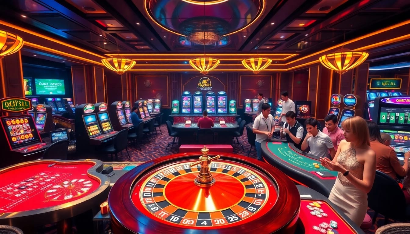 Experience the thrill of QQ88 COM with engaging casino games like poker and roulette.