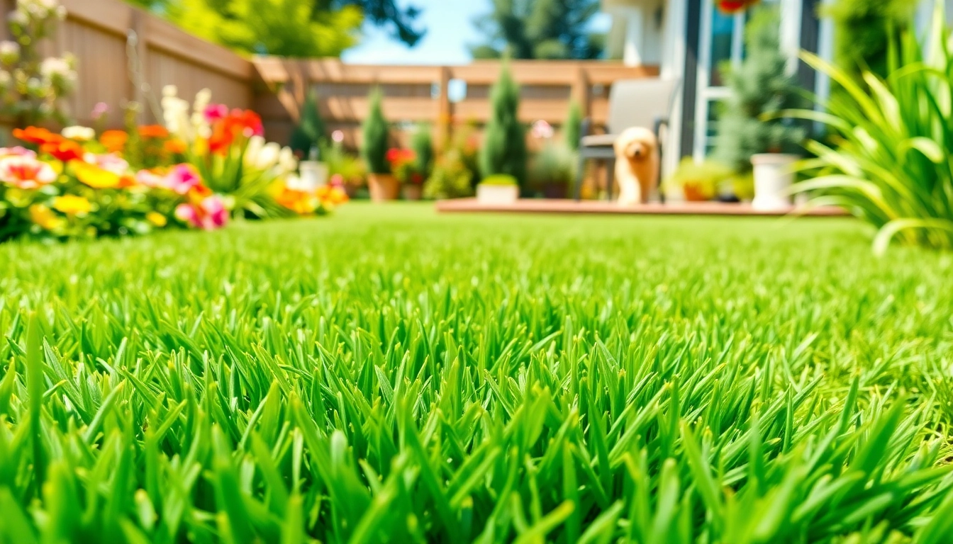 Artificial grass installation Bay Area enhances backyard beauty with vibrant, lush landscaping.