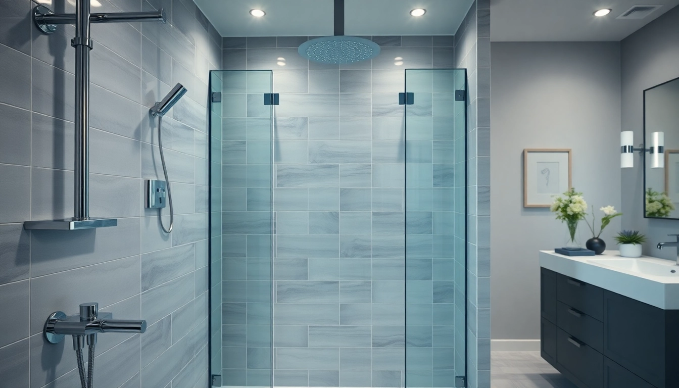Duschkabine 100x100 Pendeltür in einem eleganten Badezimmer mit stilvollem Design und modernem Ambiente.