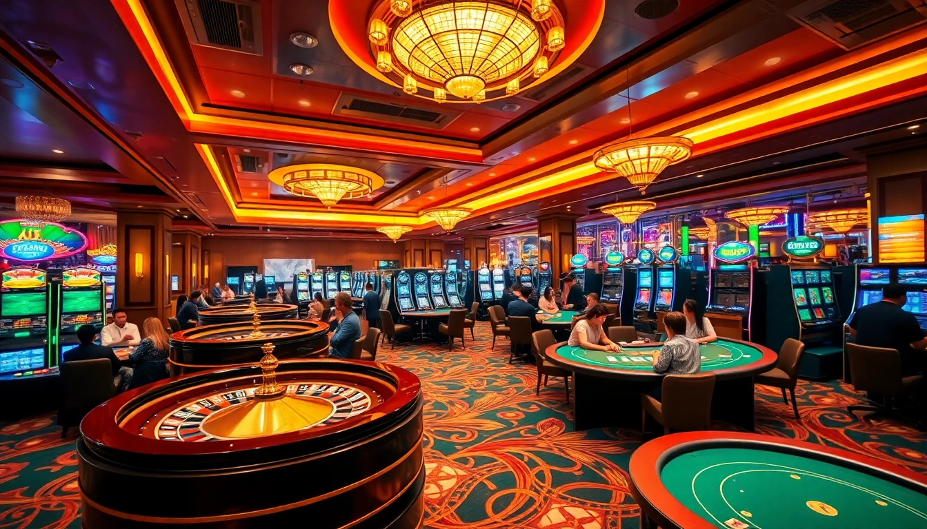 U888 players enjoying an engaging experience at luxurious casino tables, showcasing excitement.