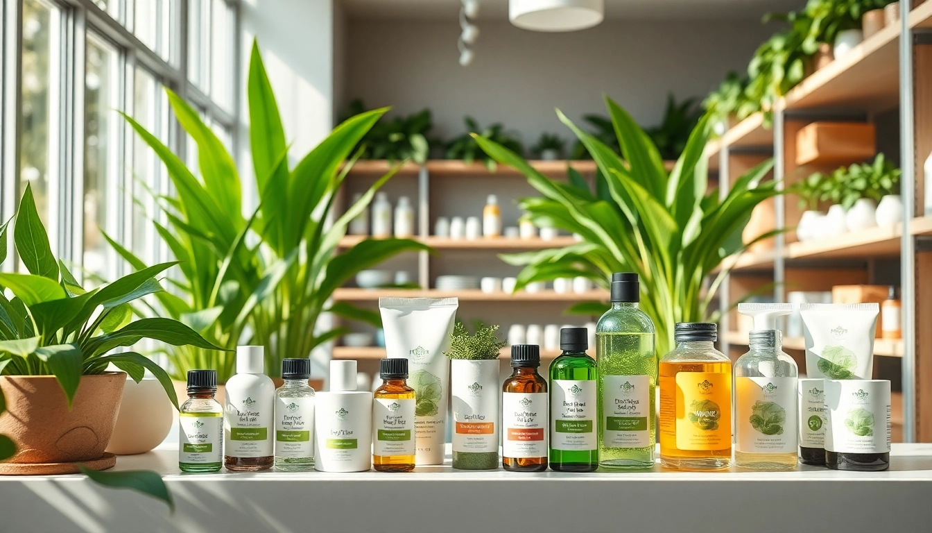 Showcase of AMC Essentials wellness products emphasizing quality and eco-friendly design.