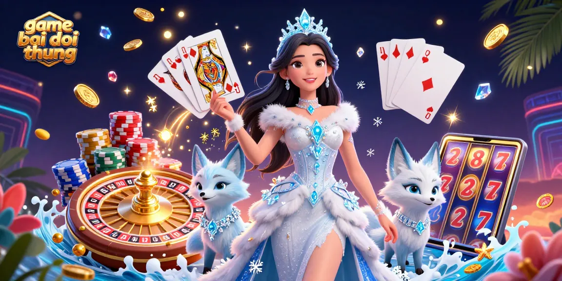 Play thrilling game bai doi thuong with dynamic casino elements and vibrant visuals.