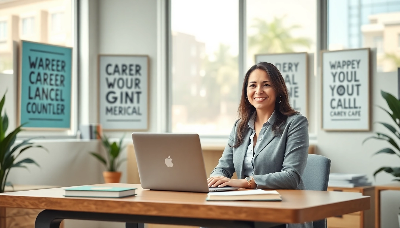 Helping individuals find their ideal career with expert guidance in a professional office setting.