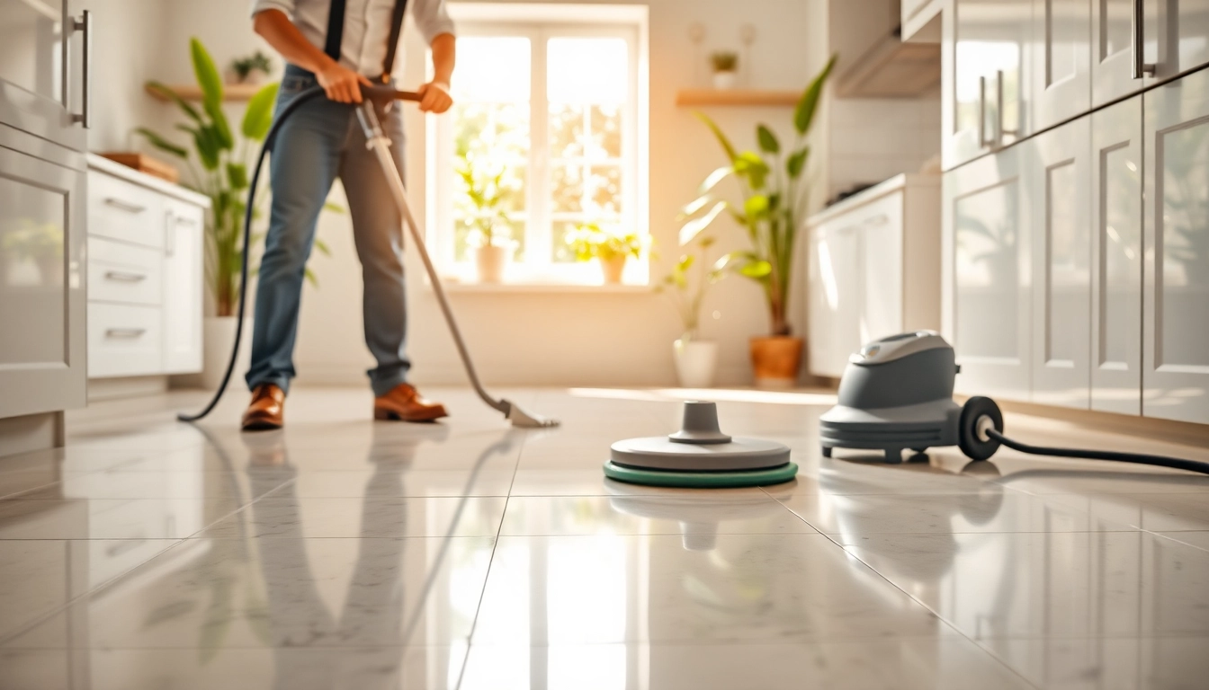 Find expert tile cleaners near me providing professional services in a spotless kitchen.