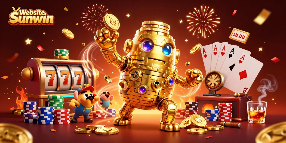 Spin the slots and win big at Website Sunwin with a vibrant casino scene!