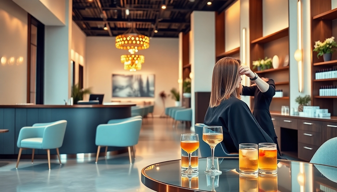 Experience professional artistry at Omnia Salon with stylish haircuts and soothing ambiance.